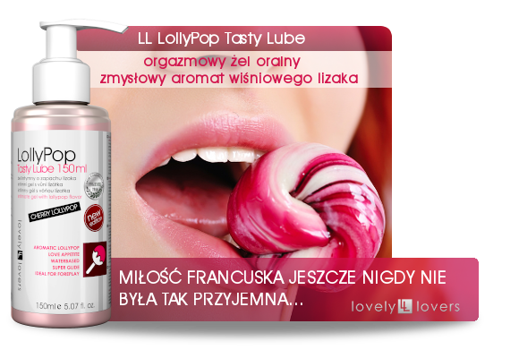 lovely lovers lollypop żel oralny wiśnia lizak