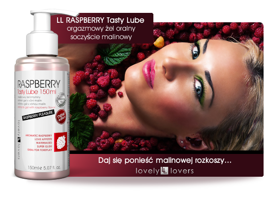 lovely lovers malinowy żel oralny raspberry